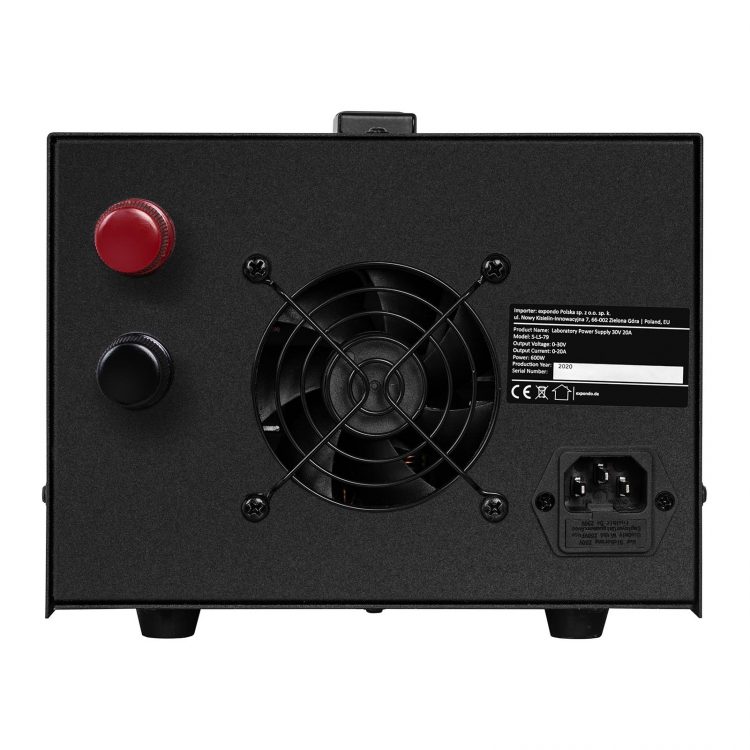 Laboratórny regulovaný zdroj, 0-30 V - 0-20 A DC | S-LS-79