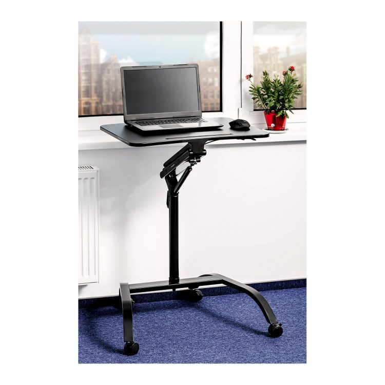 Stôl pre laptop - kolesá - 850 - 1160 mm -3