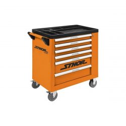 Dielenský vozík STHOR - 6 zásuviek - oranžový