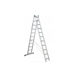Hliníkový rebrík ALOOS - 2x13 stupňov 6,25m