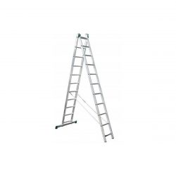 Hliníkový rebrík ALOSS - 2x7 stupeň 3,14 m