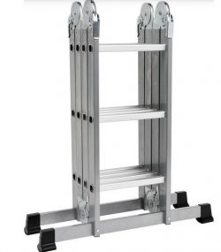 Hliníkový rebrík Vorel - multifunkčný - 4 x 3 stupne