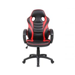 Herná stolička - čierna/červená | 9337H, ideálna pre každého počitačového hráča a poskytne mu bezpečnú a ergonomickú polohu pri dlhom sedení.