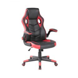 Herná stolička - čierna/červená | 9542H, ideálna pre miestnosť mladého hráča a poskytne mu bezpečnú a ergonomickú polohu.