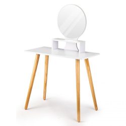 Toaletný stolík so zrkadlom | ModernHome | model: WYJ-126. Toaletný stolík je dokonalým kusom nábytku, ktorý môže byť výkladnou skriňou spálne, šatníka