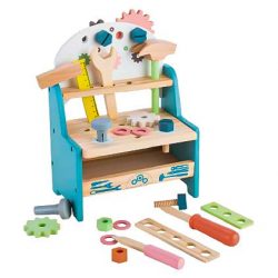 Detská drevená dielňa | multi, sada didaktických hračiek pre malého kutila, slúži aj na rozvoj manuálnej zručnosti a fantzázie vášho dieťaťa.