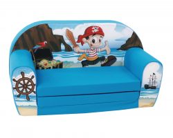 Detský gauč Pirát | modrý DT2-17149