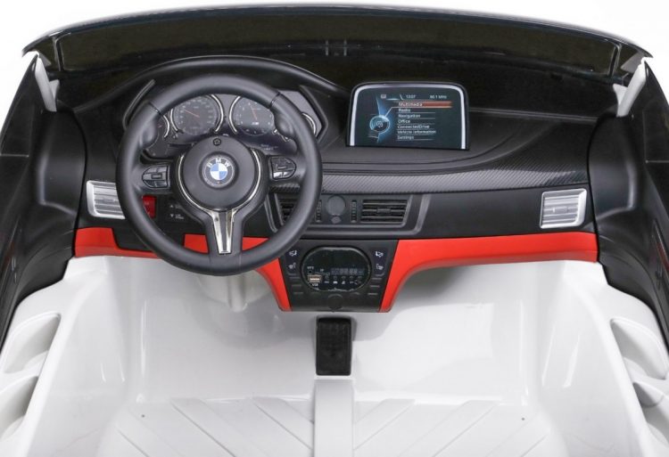 Elektrické autíčko BMW X6 M-Paket - 2 osoby XXL | biele