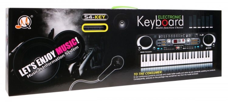 Elektronický keyboard pre deti – mikrofón | multi