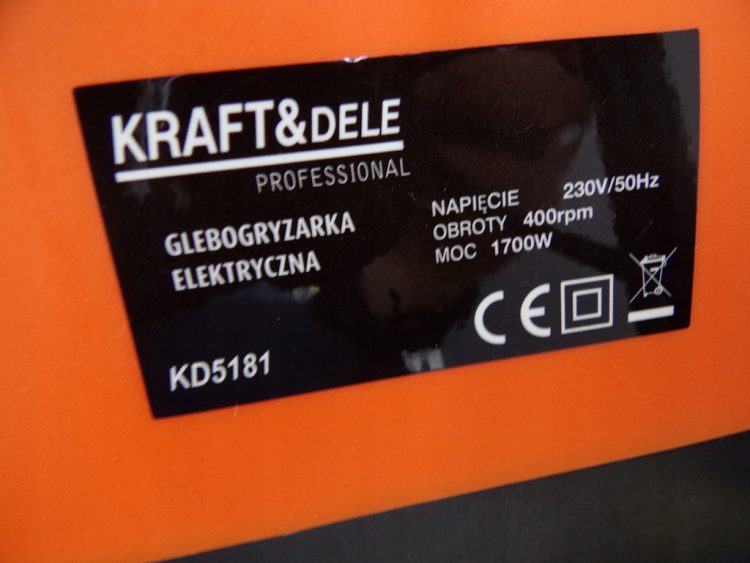 Elektrický kultivátor 1700W | KD5181