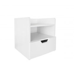 Nočný stolík- biely | 45x34x40 cm MUWYJ-138