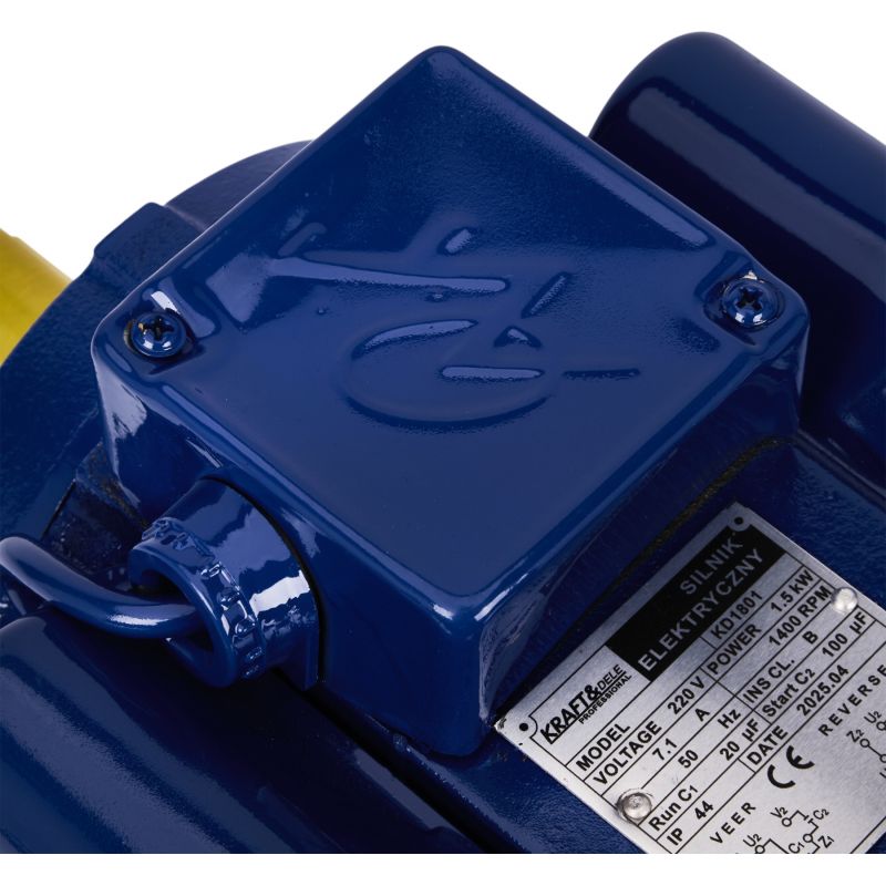 Jednofázový elektromotor 1.5 kW 220V | KD1801