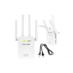 WiFi zosilňovač PIX-LINK | LV-WR09 , pre miesta so slepými uhlami - miesta, kde nie je pokrytie, a pripojenie k internetu je problém.