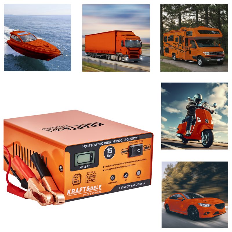 Nabíjačka mikroprocesorová 15AMP | KD1917 Nabíjačka mikroprocesorová 15AMP | KD1917
