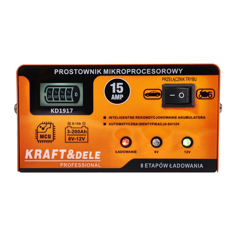 Nabíjačka mikroprocesorová 15AMP | KD1917 Nabíjačka mikroprocesorová 15AMP | KD1917