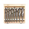 Sada kobaltových vrtákov 14-25.5mm 8ks | KD10243 obsahuje veľkosti: 14, 15, 16, 16,5, 19, 20,5, 22, 25,5 mm. Umožňujú presné vŕtanie.