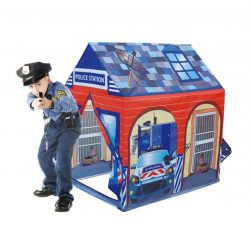 Detský stan | policajná stanica umožní vášmu dieťaťu hrať sa na policajta. Ľahká, bezpečná konštrukcia. Možnosť sa hrať v dome aj na záhrade.