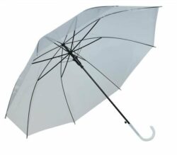 Veľký priehľadný dáždnik 93cm | transparentný je ľahký, takže ho môžete ľahko vziať so sebou kamkoľvek. Pri chôdzi môžete pozorovať kvapky.