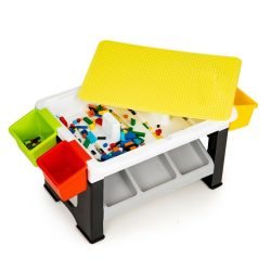 Detský stôl na hranie s úložným priestorom | lego