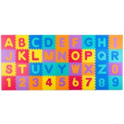 Penová podložka pre deti - abeceda | farebná