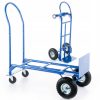 Rudla + prepravný skladový vozík 2v1 | 250kg ma pevnú oceľovú konštrukciu s nosnosťou 250kg. Veľká a silná nakladacia plošina.
