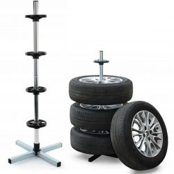 Stojan na kolesá a pneumatiky | KD1363 je vyrobený z kvalitnej nehrdzavejúcej ocele. Zabraňuje deformácii pneumatík a strate vzduchu.