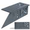 Japonský tesársky - stolársky uholník 3D 0°-90° | KD10384 umožňuje prenos rozmerov na nosníky, rúry alebo iné trojrozmerné materiály.