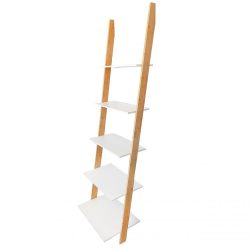 Knižnica, police, bambusový rebrík | 177 cm