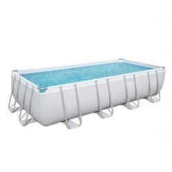 Obdĺžnikový bazén s rámom 549x274x122cm | Bestway obsahuje pieskové čerpadlo, rebrík, montážne prvky, dávkovač chémie, kryt.