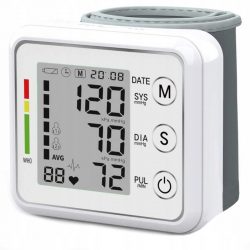 Digitálny tlakomer s LCD displejom | + plastové puzdro je základným zariadením na kontrolu krvného tlaku a pulzu.