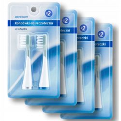 Hlavice pre sonickú zubnú kefku BERDSEN B1/B2 | 8ks dôkladne čistia, čím pomáhajú redukovať zubný povlak. Určené pre kefky Berdsen B1/B2.