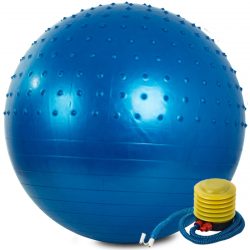 Fitlopta – gymnastická lopta na cvičenie + pumpa 55cm | modrá sa používa pri rehabilitačnej terapii, kondičných cvičeniach atď.