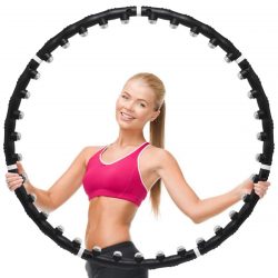 Magnetická masážna obruč - Hula hoop | 100cm je zariadenie, ktoré vám pomôže efektívne schudnúť. Masíruje celé telo.