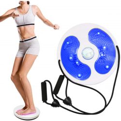 Twister - rotačný disk na cvičenie + laná | modrý je senzačné zariadenie na všeobecné rozvojové cvičenia mnohých častí tela.