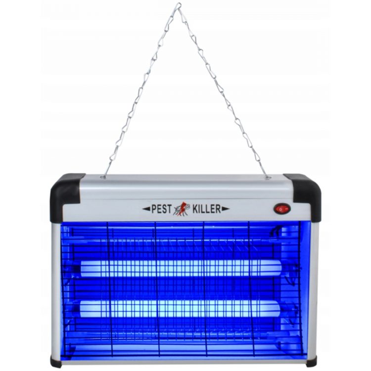 Elektrický lapač hmyzu | UV 20W sa používa na ničenie lietajúceho hmyzu vyžarovaním svetla špeciálnej farby.