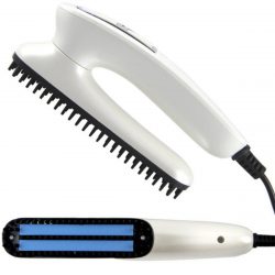 Elektrická kefa na vlasy a fúzy je multifunkčný nástroj na úpravu a vyrovnanie vlasov na hlave aj na brade.