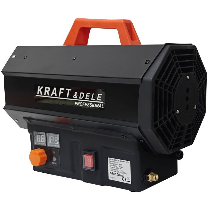 Plynový ohrievač 25kW + regulátor a hadica | KD11731 Plynový ohrievač 25kW + regulátor a hadica | KD11731