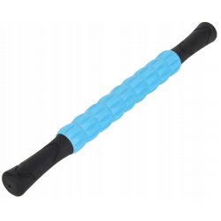 Masážna tyč 44cm | modro-čierna má 2 madlá, ktoré umožňujú pohodlnú masáž v akejkoľvek polohe. Vhodná na rehabilitáciu.