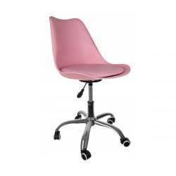 Otočná kancelárska stolička | ružová