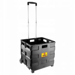 Transportný vozík TOPEX je univerzálny vozík, ktorý vám umožní pohodlne prepravovať všetky druhy predmetov s hmotnosťou do 35 kg.