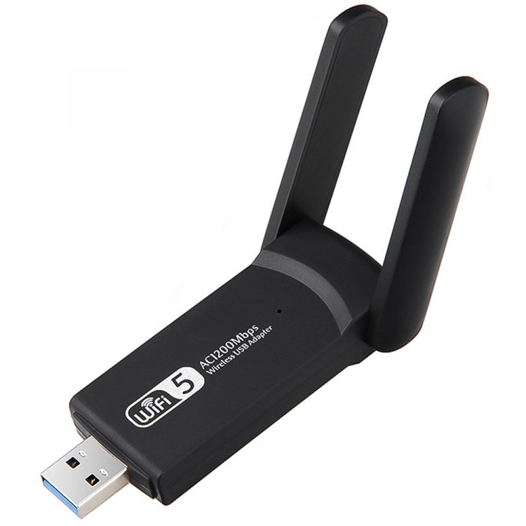 Wifi USB adaptér - až 866 Mbps | čierny
