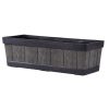 Kvetináč 15x47x17cm efekt dreva Strend Pro Woodeff je vyrobený z kvalitného plastu. Farba: natural s efektom dreva.
