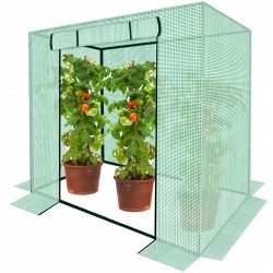 Mini záhradný fóliovník / skleník | 200x170x80 cm poskytuje dobré vetranie, čím sa znižuje náchylnosť na choroby rastlín.
