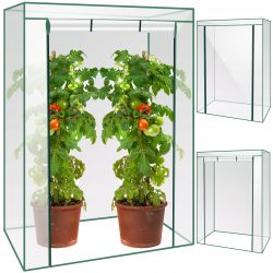 Mini záhradný fóliovník / skleník | 150x103x52cm poskytuje dobré vetranie, čím sa znižuje náchylnosť na choroby rastlín.