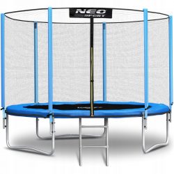 Záhradná trampolína 183cm s rebríkom Neo-Sport je ako stvorená pre mladšie deti. Trampolína je bezpečná a stabilná.