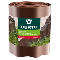 Obruba / okraj trávnika 15cm x 9m hnedá VERTO | 15G514 - praktická a estetická úprava domácich trávnikov a záhrad.