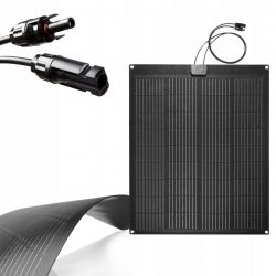 Prenosný solárny panel / solárna nabíjačka 100W NEO | 90-143 je zariadenie, ktoré funguje ako šikovná nabíjačka aj ako montážny panel.