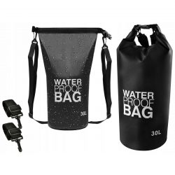 Vodotesná taška 30 L - čierna