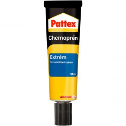 Lepidlo Pattex Chemoprén Extrém 50ml - na extrémne mechanicky a klimaticky namáhané spoje pri pôsobení vody, tlaku, tepla až +120°C.