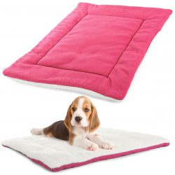 Pelech / matrac pre psa a mačku | 54x44cm ružový je vyrobený z mäkkého a na dotyk príjemného materiálu. Ľahký a odolný.